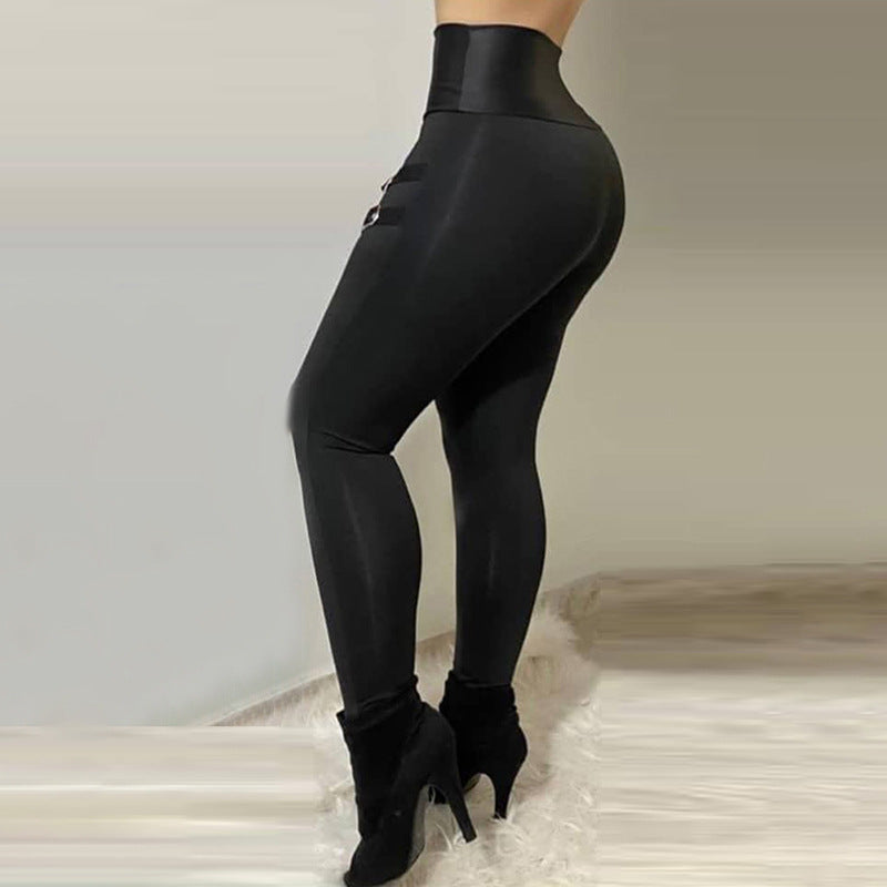 Skinny Trousers Women Streetwear Fall