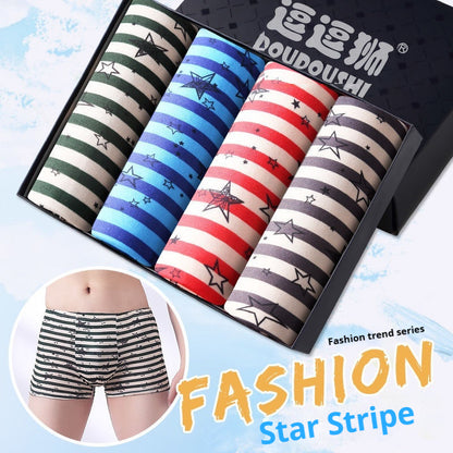Men's Boxer Briefs Student Trendy Fashion New