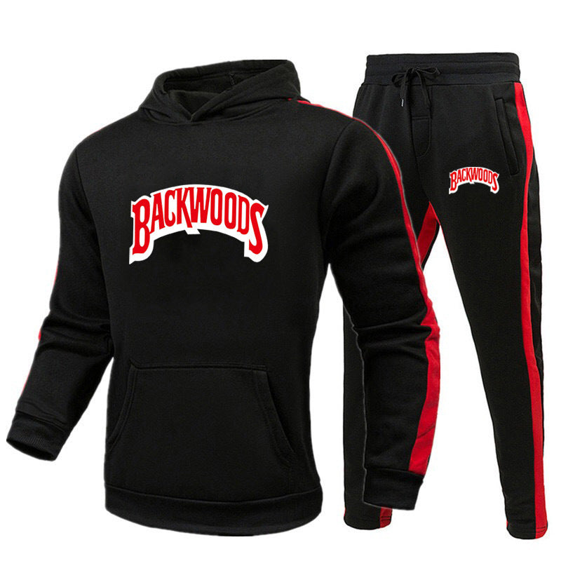 Tendencia completa de suéter con capucha y traje de pantalón