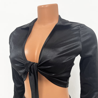 Conjunto de dos piezas para mujer con falda