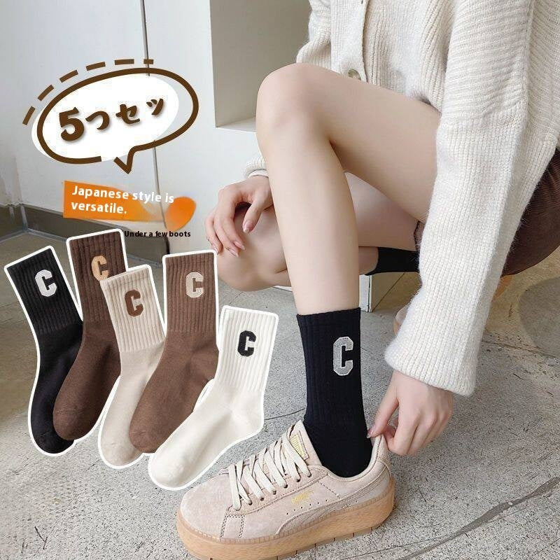 Calcetines para mujer hasta media pantorrilla Calcetines finos