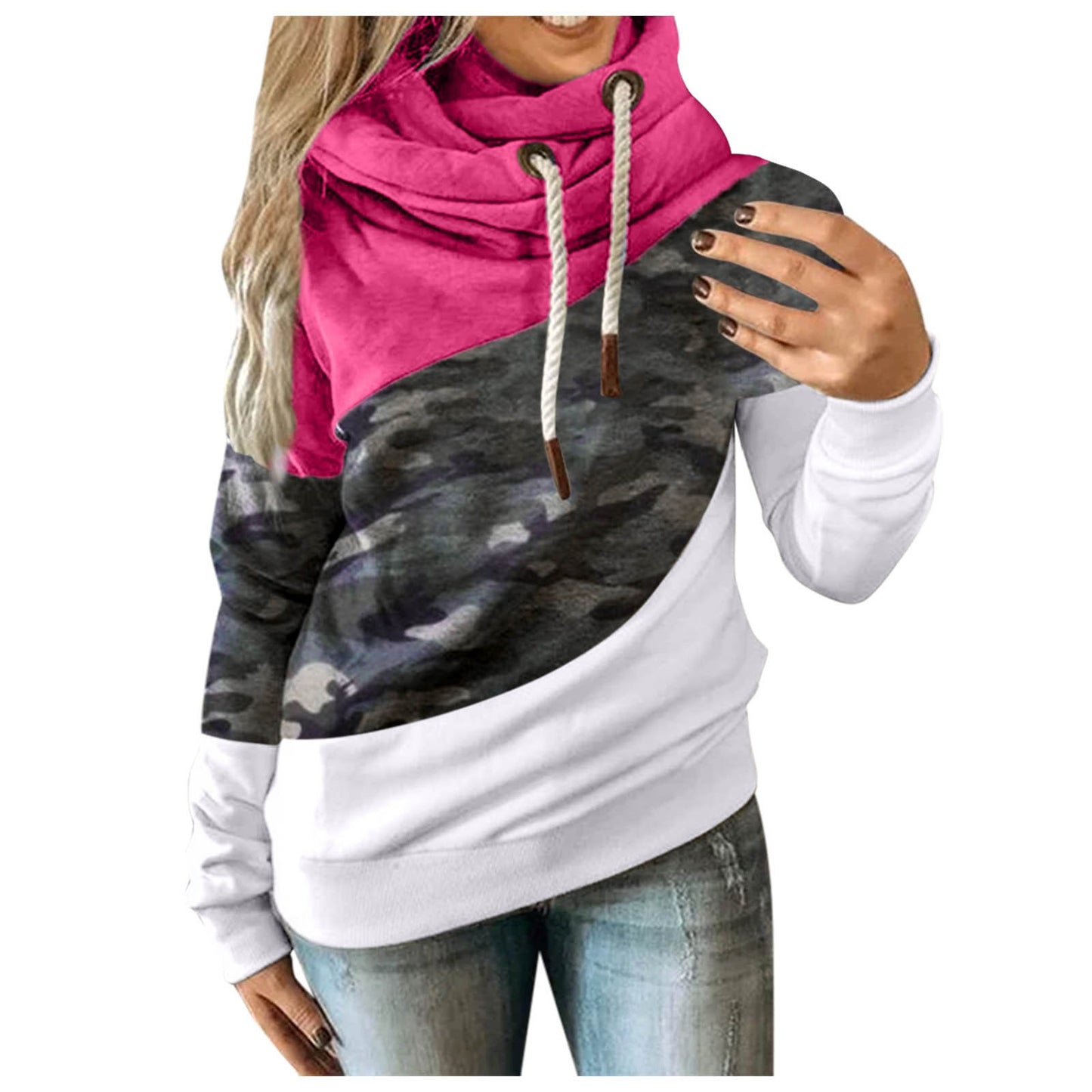Sudadera con capucha para mujer