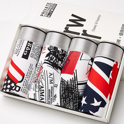 Pantalones planos grandes y delgados para hombre