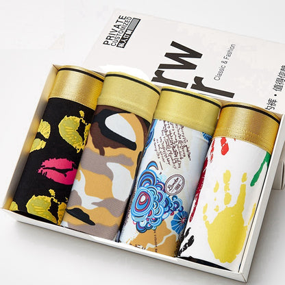 Pantalones planos grandes y delgados para hombre