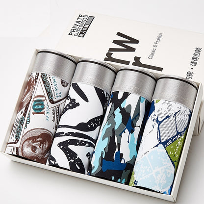 Pantalones planos grandes y delgados para hombre