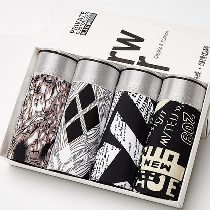 Pantalones planos grandes y delgados para hombre