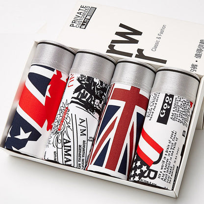 Pantalones planos grandes y delgados para hombre