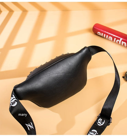 Men's Street Rivet Small Shoulder Crossbody Bag