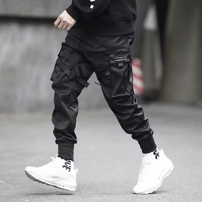 Pantalones cargo estilo streetwear hip hop