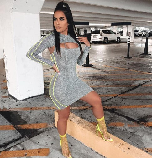 Fashion Two Piece Set Women Long