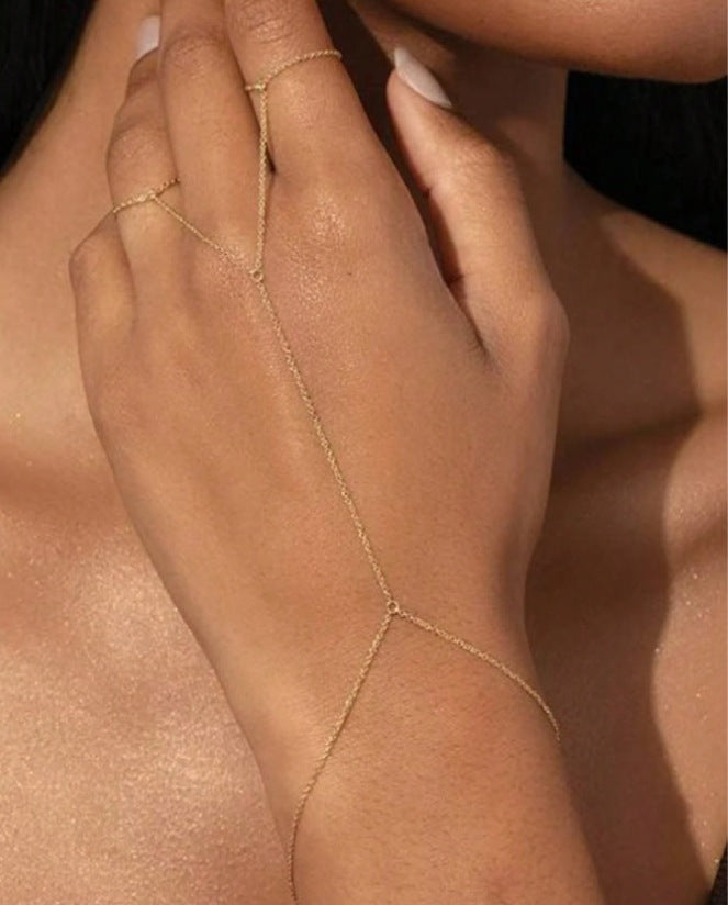 ⭐️New Stylish Ring Bracelet With A Light-luxury Vibe⭐️