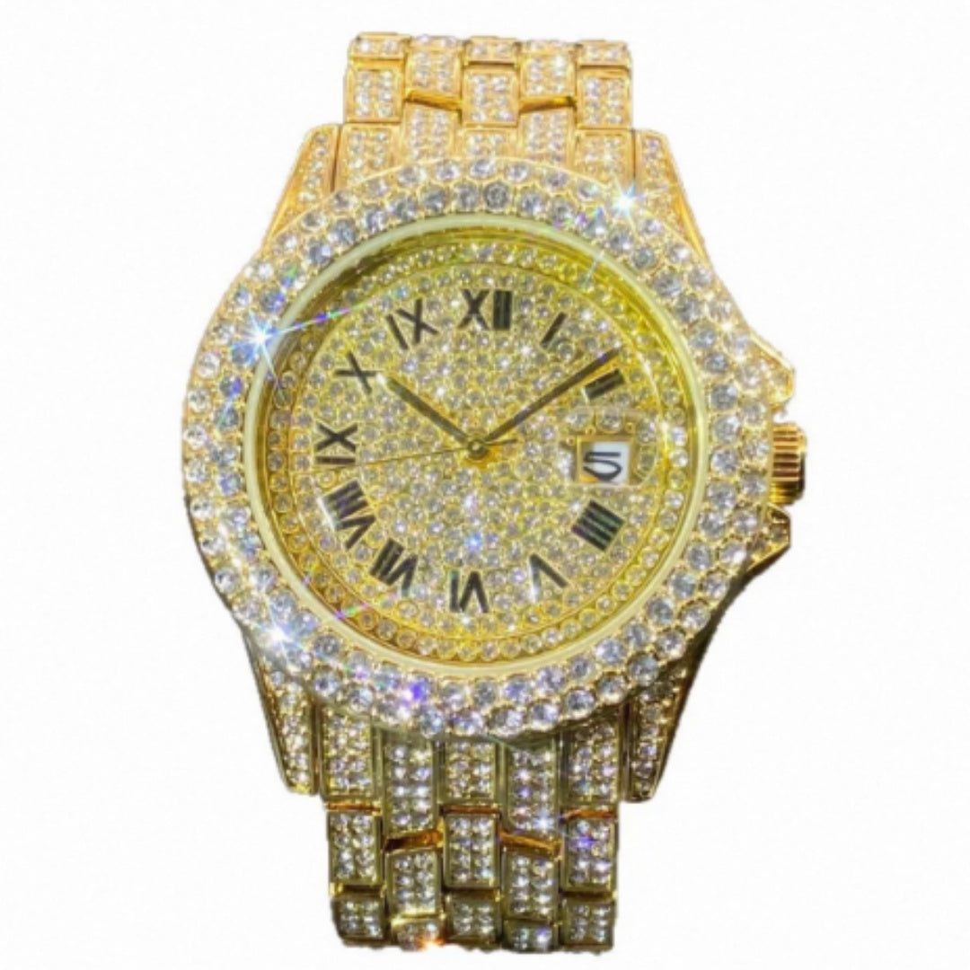 Full Diamond Quartz Watch