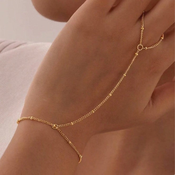 ⭐️New Stylish Ring Bracelet With A Light-luxury Vibe⭐️