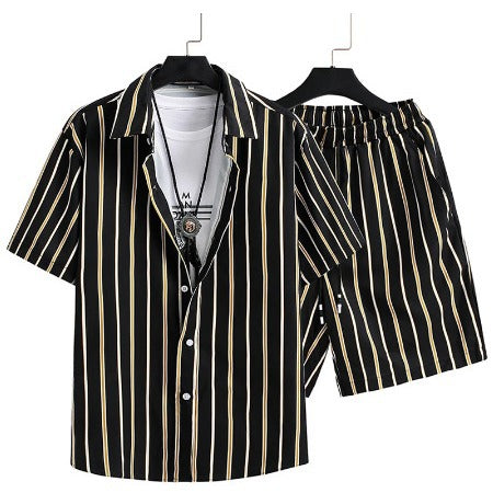 Camisa hawaiana de manga corta con estampado informal para hombre