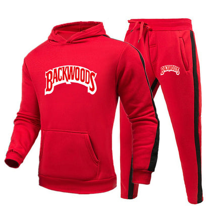 Tendencia completa de suéter con capucha y traje de pantalón