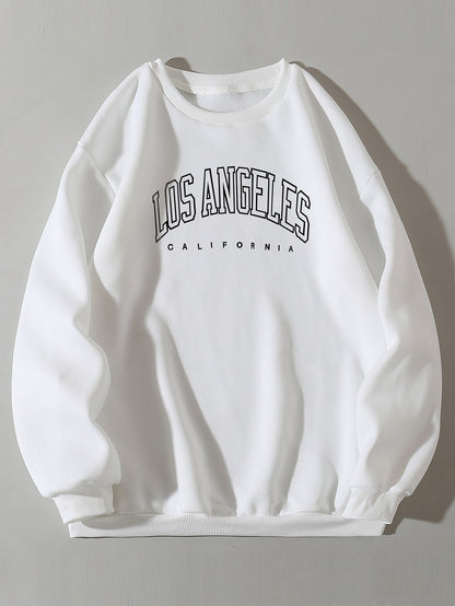Crew Neck Pullover Sweatshirt