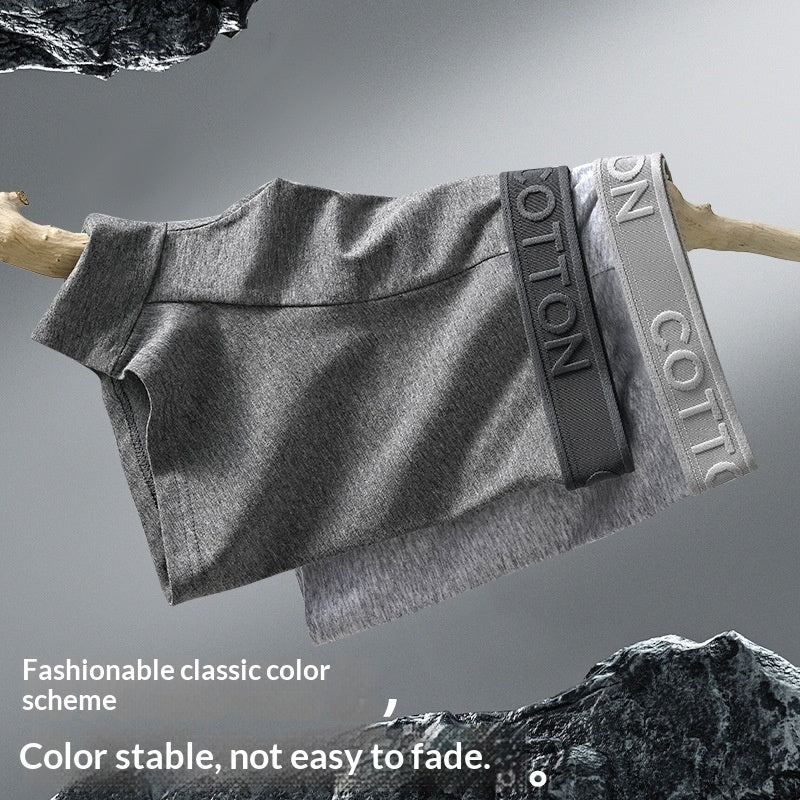 Calzoncillos bóxer de algodón antibacteriano de alta gama para hombre