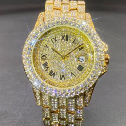 Full Diamond Quartz Watch