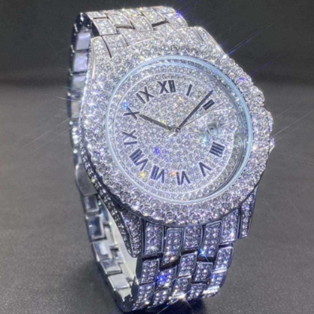 Full Diamond Quartz Watch