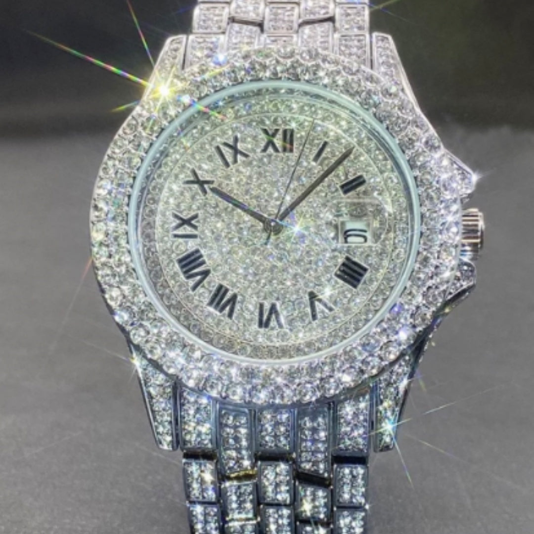 Full Diamond Quartz Watch
