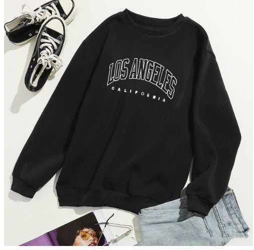 Crew Neck Pullover Sweatshirt