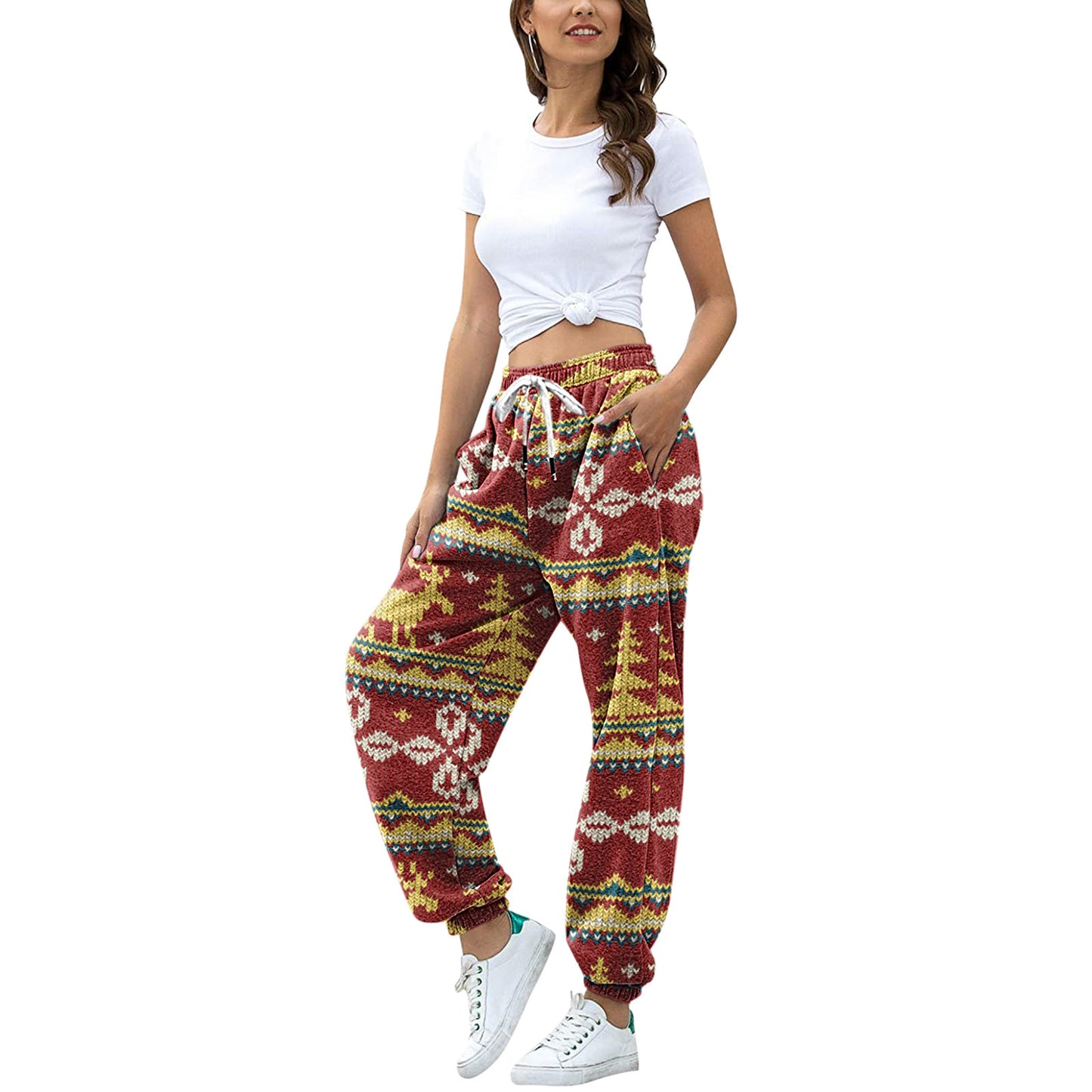 fleece plaid volley sweater pants