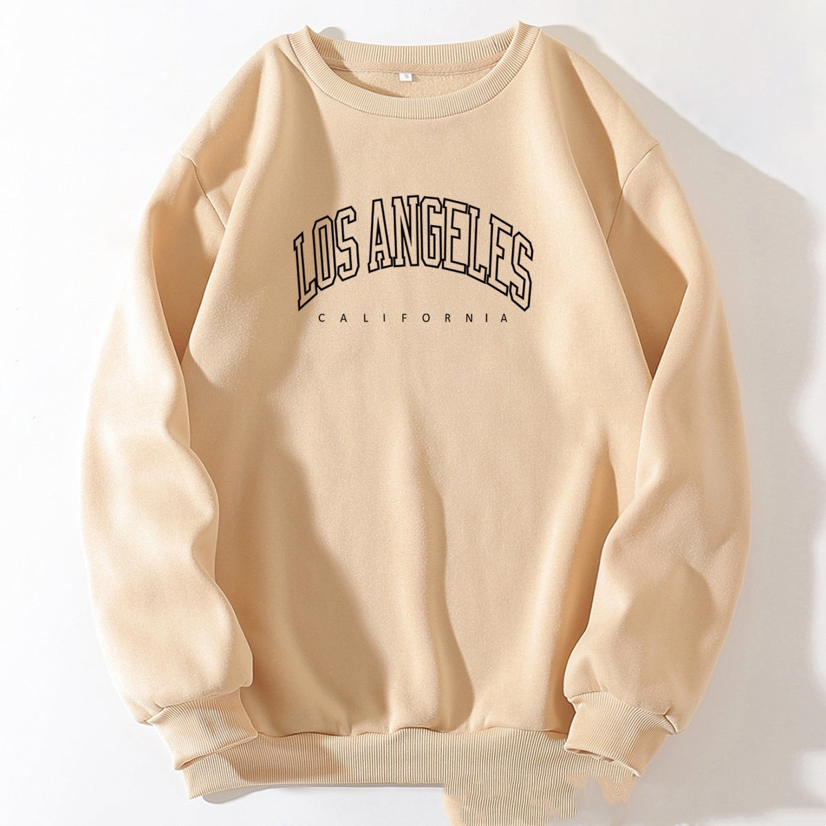 Crew Neck Pullover Sweatshirt